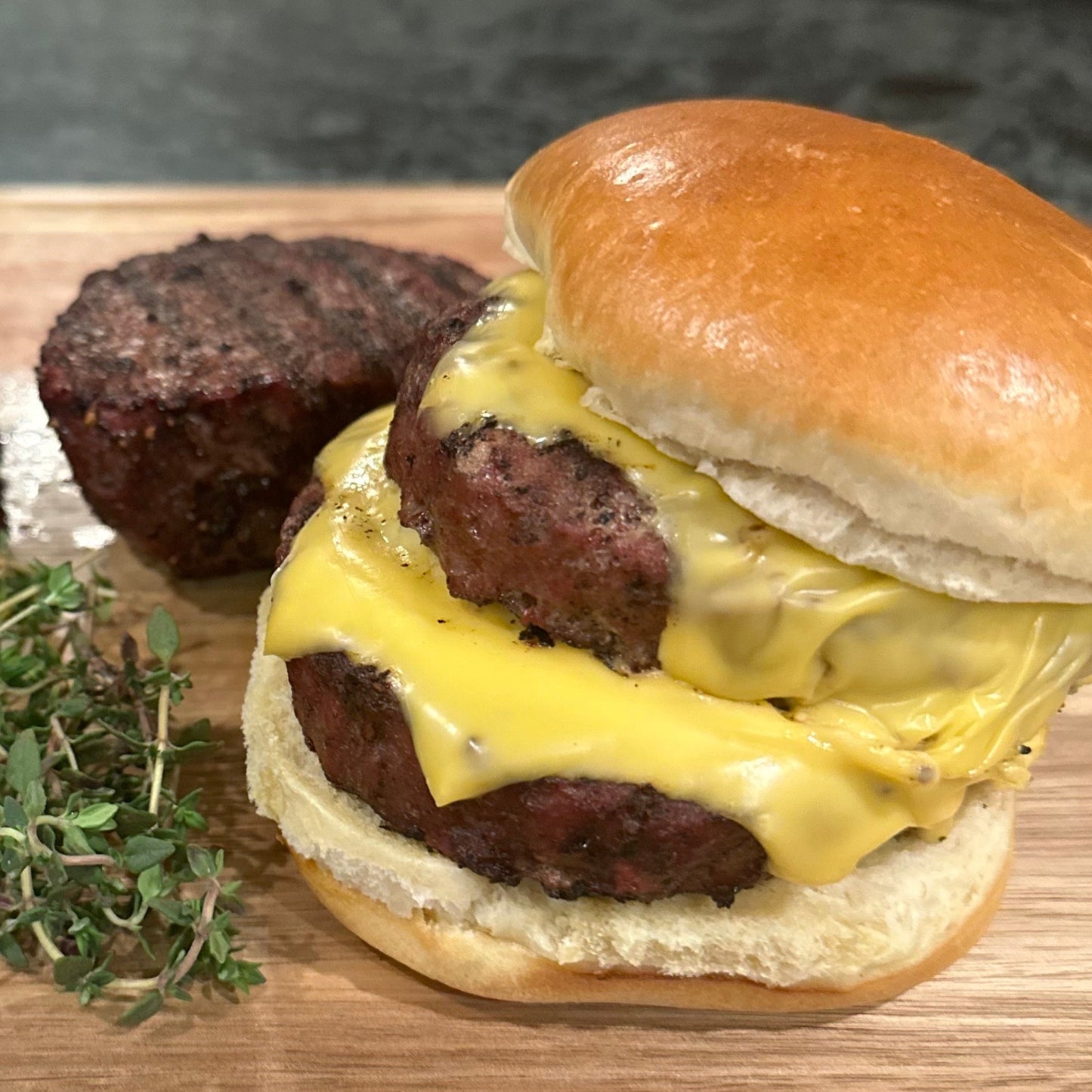 100% Pure Angus Brisket Burgers